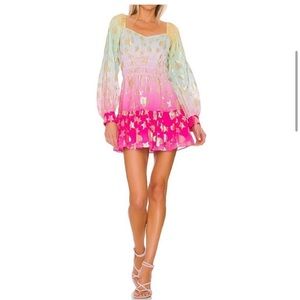 Love shack fancy ombré heart dress